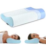 Ergonomic Memory Foam Neck and Bed Pillow