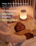 Momcozy Baby Sound Machine with Night Light