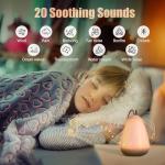 Portable White Noise Sound Machine with Night Light