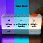TAKOO Sleep Sound Machine with Bluetooth and Night Light