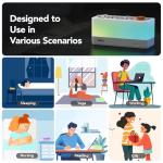 TAKOO Sleep Sound Machine with Bluetooth and Night Light