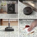 Modern Grey 8x10 Area Rug for Living Room