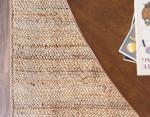 Reversible Hand Woven Jute Rug 6x9 Feet