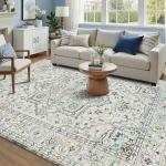 Modern Grey 8x10 Area Rug for Living Room