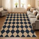 Lahome Checkered Jute 5x7 Area Rug