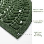 Half Circle Welcome Mat for Indoor/Outdoor Use