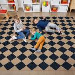 Lahome Checkered Jute 5x7 Area Rug