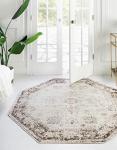 Monte Carlo 5' Beige Octagon Rug for Any Room