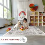 Nuloom Madisson Grey/Ivory Vintage Medallion Area Rug