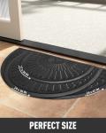 Durable Non-Slip Semicircular Door Mat 17"x30