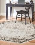 Monte Carlo 5' Beige Octagon Rug for Any Room