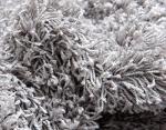 Cloud Gray Shag Area Rug 5' 1" x 8
