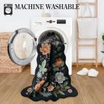 Lahome 5x7 Floral Non-Slip Area Rug