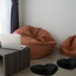 Heart Shaped Faux Fur Rug Set - Black