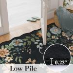 Lahome 5x7 Floral Non-Slip Area Rug