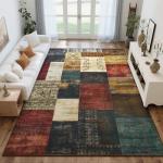 Tepook Modern Geometric Area Rug 4x6