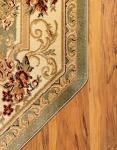 Versailles Collection Floral Motif Area Rug 5' Octagon