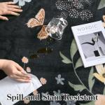 Lahome 5x7 Floral Non-Slip Area Rug