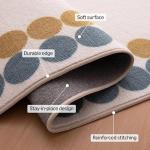 Kids Round Area Rug, Colorful Dots, Soft