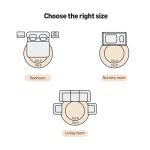 Kids Round Area Rug, Colorful Dots, Soft