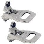 Silver Folding Truck Step - 2 Pack