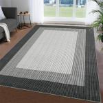 Black Grey 9x12 Washable Non-Slip Area Rug