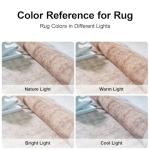 Puino Washable 6x9 Modern Geometric Area Rug