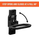 Black Folding Safety Step with Handle - 2 Pack