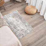 Washable Non-Slip 2x3 Area Rug - Beige Grey