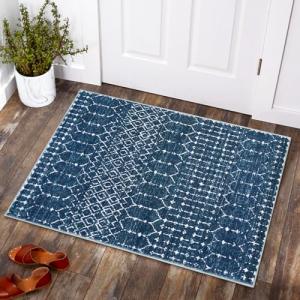 Moroccan 2x3 Indoor Non-Slip Area Rug