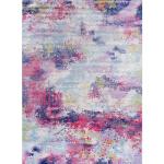 Luul Home Non Slip Rugs 4x6 Modern Abstract Easy Silk Rubber Backing Soft Area Rug for Living Room Easy to Clean Non Shedding Kitchen for Bedroom Indoor Carpet (Lilac - Purple, 4x6)
