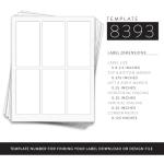 Printable Waterproof Vinyl Labels for Bottle Use