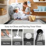 Black Grey 9x12 Washable Non-Slip Area Rug