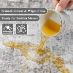 Washable Non-Slip 2x3 Area Rug - Beige Grey