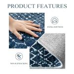 Moroccan 2x3 Indoor Non-Slip Area Rug