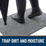 OLANLY Absorbent Dog Door Mat for Muddy Paws