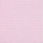 Pink Gingham Fabric Rug Material - Sold by Yard