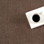 Maru Handmade Dark Brown Wool Area Rug 5' x 8