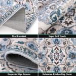 Hebe Boho Kitchen Rug Set of 3 Non-Slip