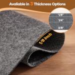 Non-Slip Cushioned Rug Pad Gripper 2x3 Ft