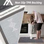 Soft, Absorbent Kitchen Floor Mat - Dark Grey
