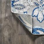 JONATHAN Y Paisley High-Low Area Rug 5x8