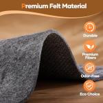 Non-Slip Cushioned Rug Pad Gripper 2x3 Ft