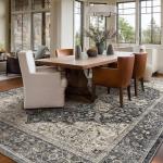 Washable Non-Slip 8x10 Boho Area Rug