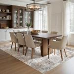 UERMEI Washable Area Rug for Living Room, Bedroom