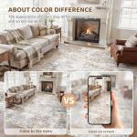 UERMEI Washable Area Rug for Living Room, Bedroom