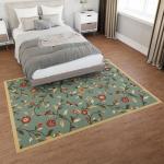 Ottomanson Seafoam Leaves Design Area Rug 150x200 cm