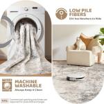 UERMEI Washable Area Rug for Living Room, Bedroom