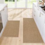SofterCharm Non-Slip Washable Kitchen Rug Set