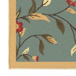 Ottomanson Seafoam Leaves Design Area Rug 150x200 cm